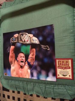 John Cena Autographed WWE 8x10 Photo with COA