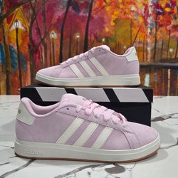 Adidas Grand Court 00s K Pink Size 7 Youth, 8 Women's