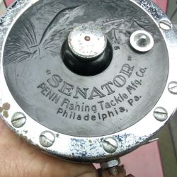 Vintage Penn Senator 6/0 Fishing Reel Made In Usa