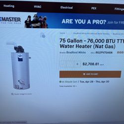 Bradford White Water Heater
