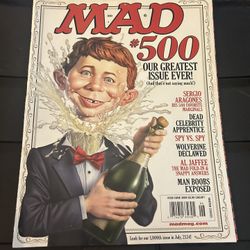 Mad #500 VG 4.0 2009 “greatest Issue Ever” Sergio Aragones Dead Celeb Apprentice