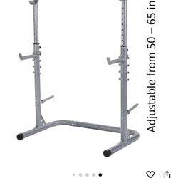 BalanceFrom Workout Station With Adjustable Olympic Bar Settings