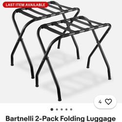 Folding Luggage Rack 2pack New In Boxes