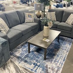 Sofa Loveseat! $999! Easy Financing! 💛🏠✨ 