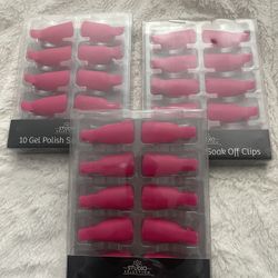 Gel Polish Soak Off Clips