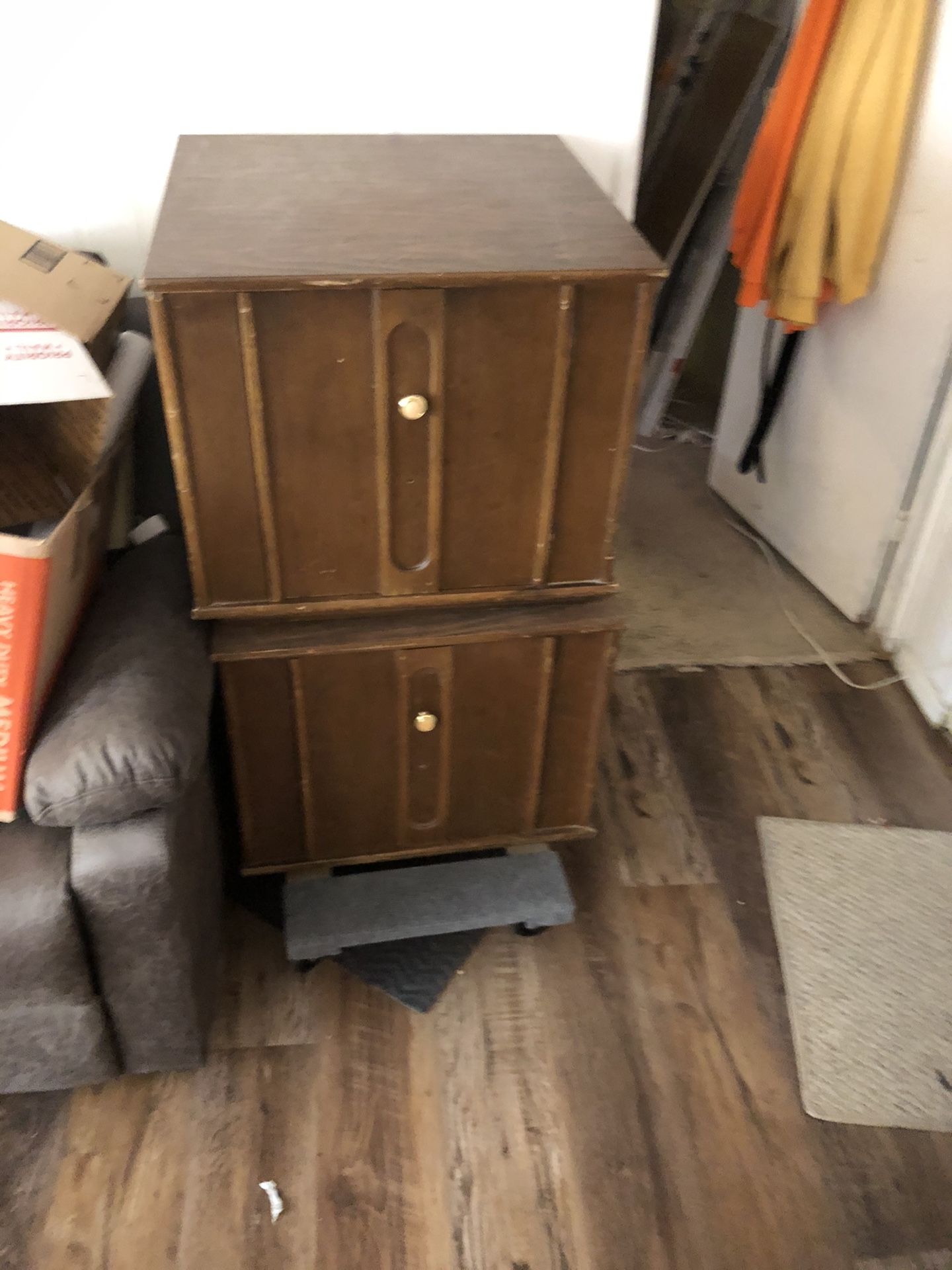 Curb alert, free Matching end/side tables with internal shelf....5484 n 43rd ave, near entrance/exit circle