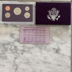 United States Mint Proof Set 1991 Collectible Coins