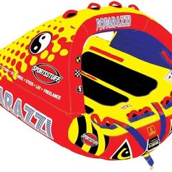 SPORTSSTUFF Poparazzi 1-3 Rider Towable Tube for Boating