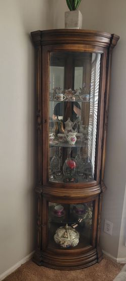 Corner China cabinet
