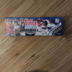 Unopened Complete 2021 Topps Baseball Cards