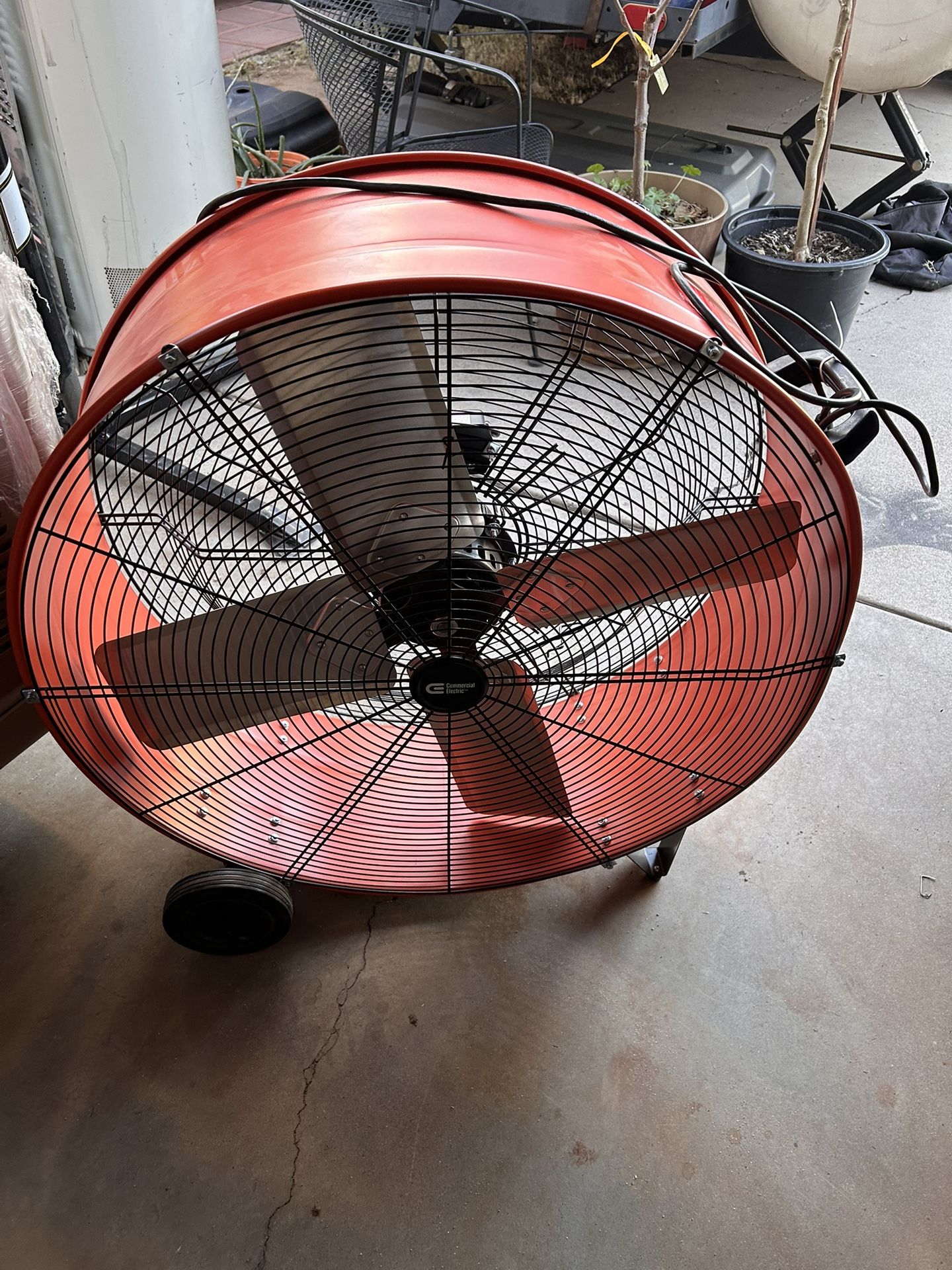 New 30” Heavy Duty Drum Fan