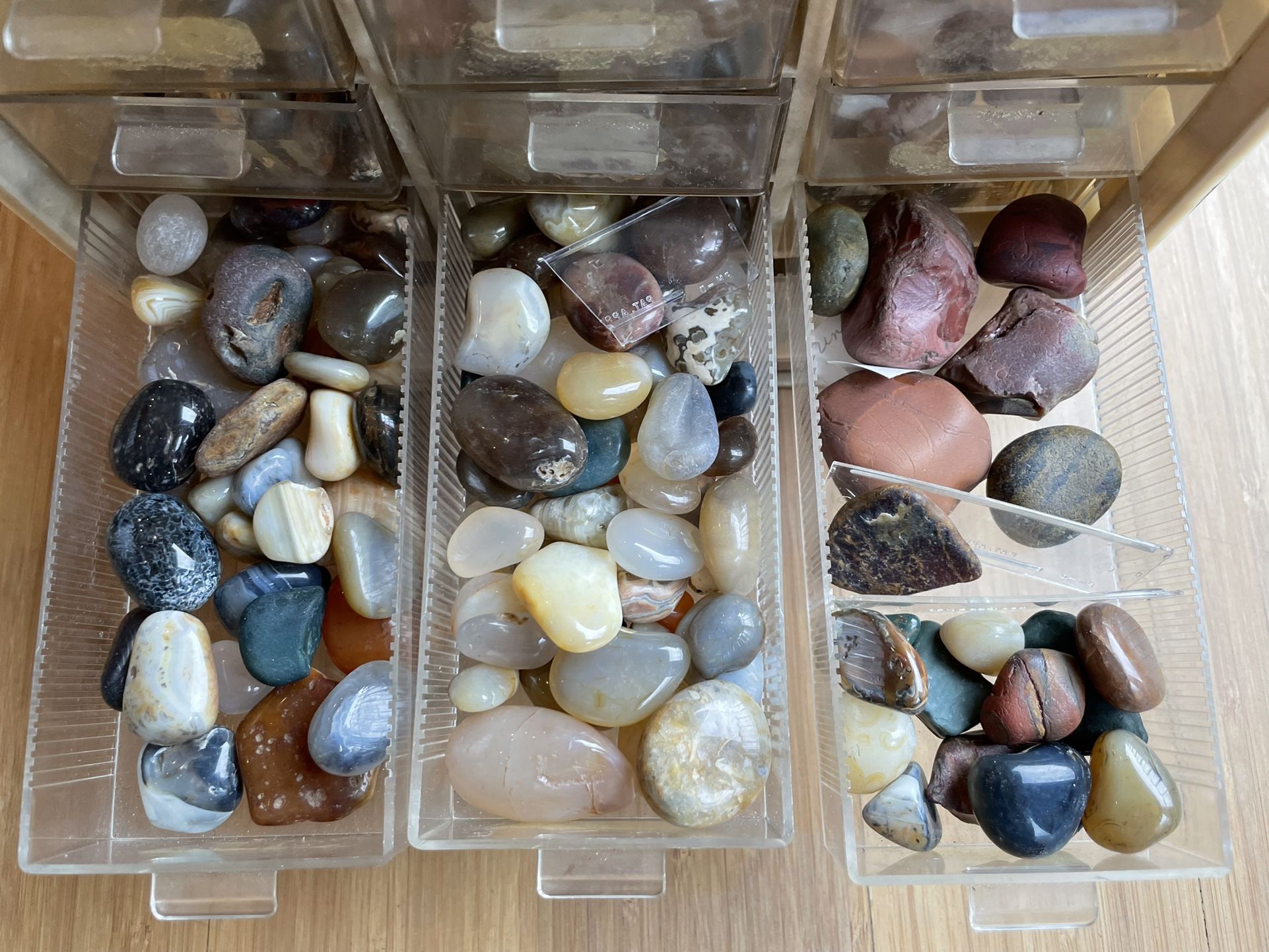 Polished Agates and Other Stones