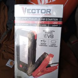Vector 1600 amp Lithum Jump Starter