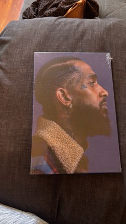 Nipsey Hussle canvas art 12x8