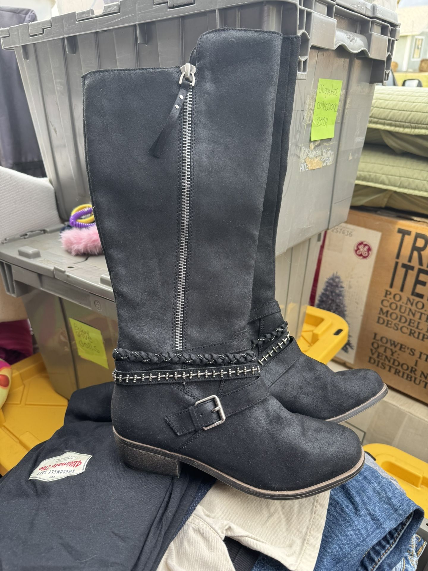 Black Women’s Boots From Kohl Size 8.5 New