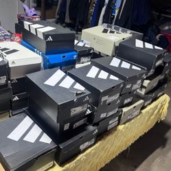 Buy new all in bulk for $20 each pair authentic guarantee have receipts for every pair adidas Nike Skechers pumas every single pair is name brand lots