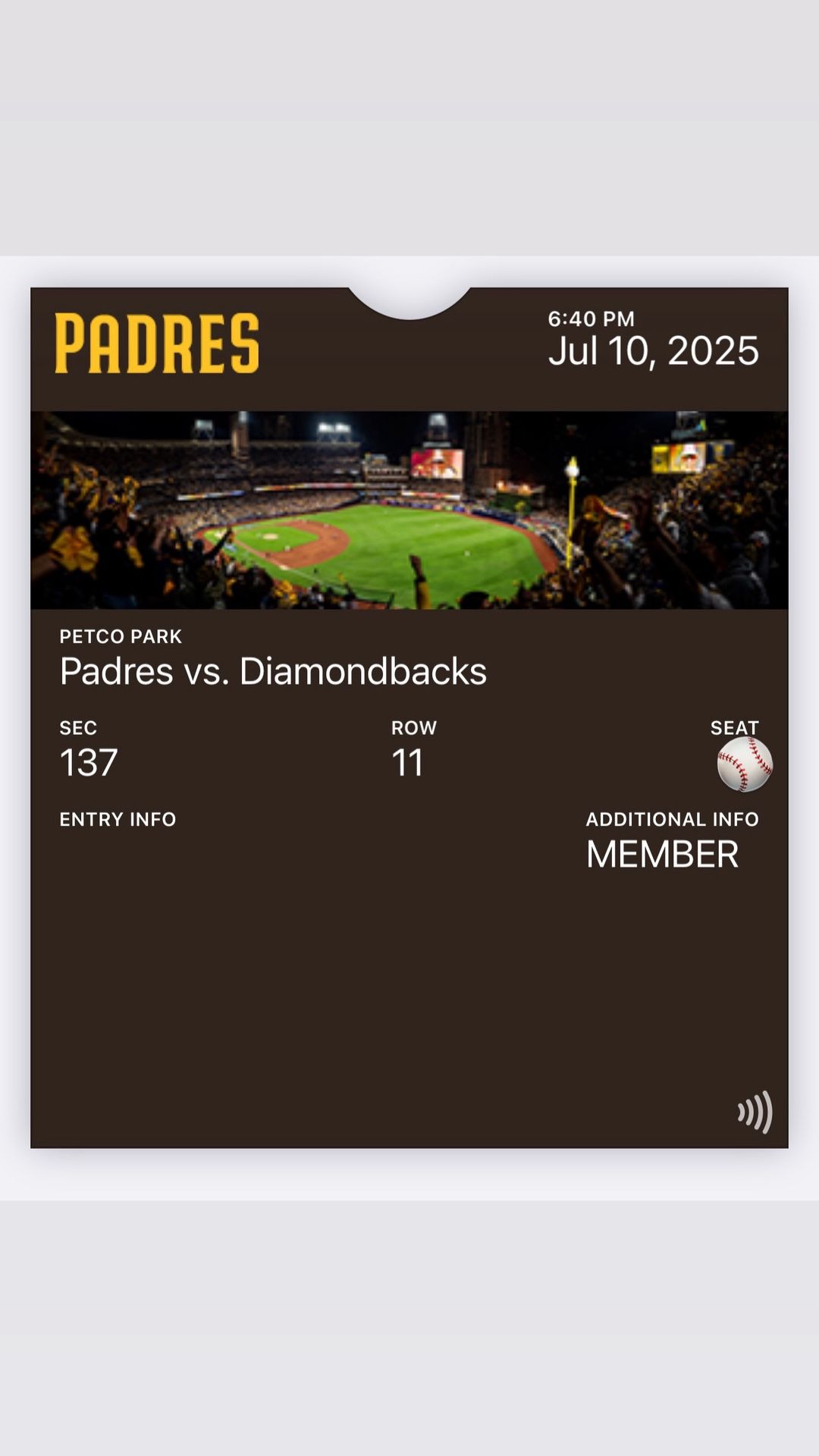 Padres Vs. Dbacks