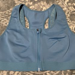 Fabletics Size Large Front Zip High Impact Sports Bra