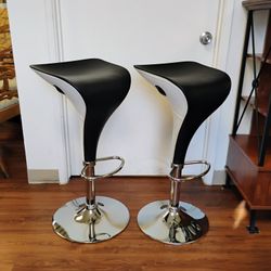 Adjustable Height Bar Stools, Set Of 2