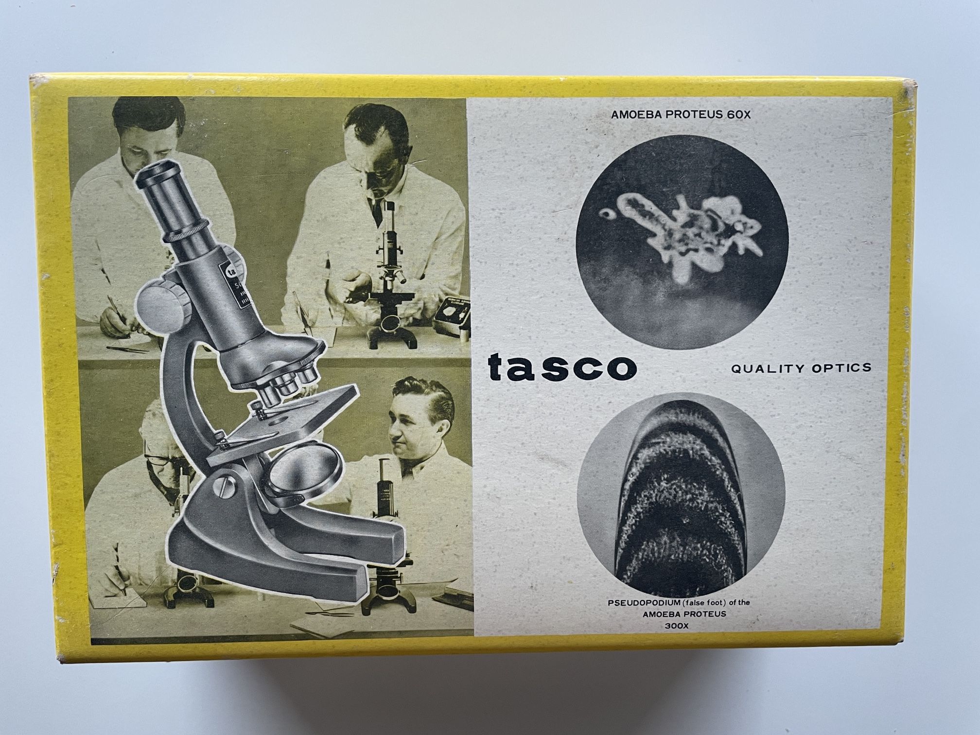 Vintage 1966 Tasco 300XM Junior Microscope Kit