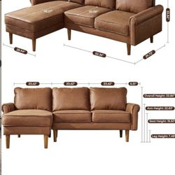 Left Chaise Sofa Lounge Chair Silla Mueble 