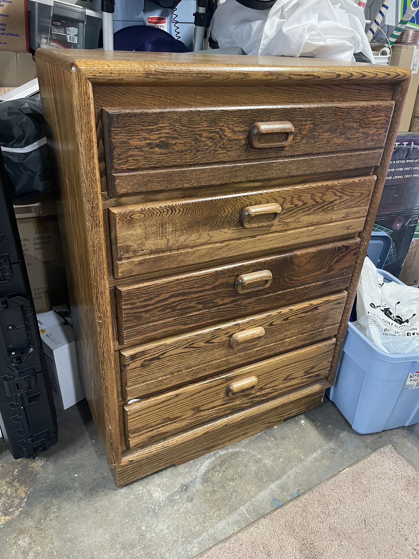 Dresser (solid Wood, Oak)