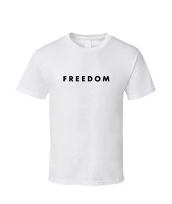 The "Freedom Charlie Kirk White T-Shirt"