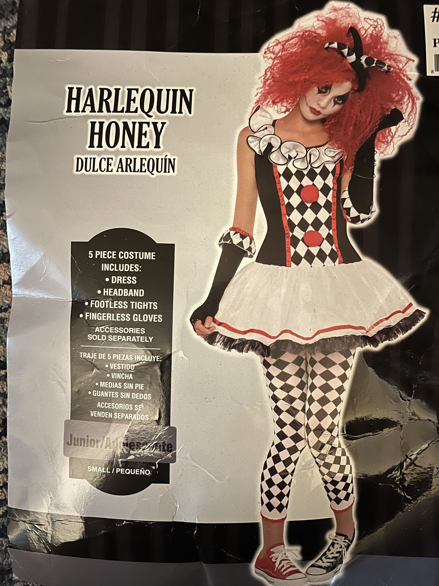 Harlequin Honey Halloween Costume 20.00