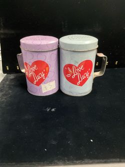 “I Love Lucy” salt and pepper shaker