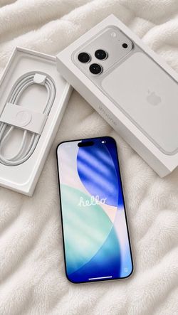White iPhone 17 pro