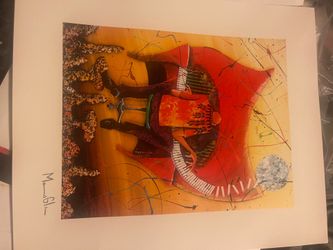 Marcus Glenn “Keys to the Soul Red” Lithograph with Park West COA