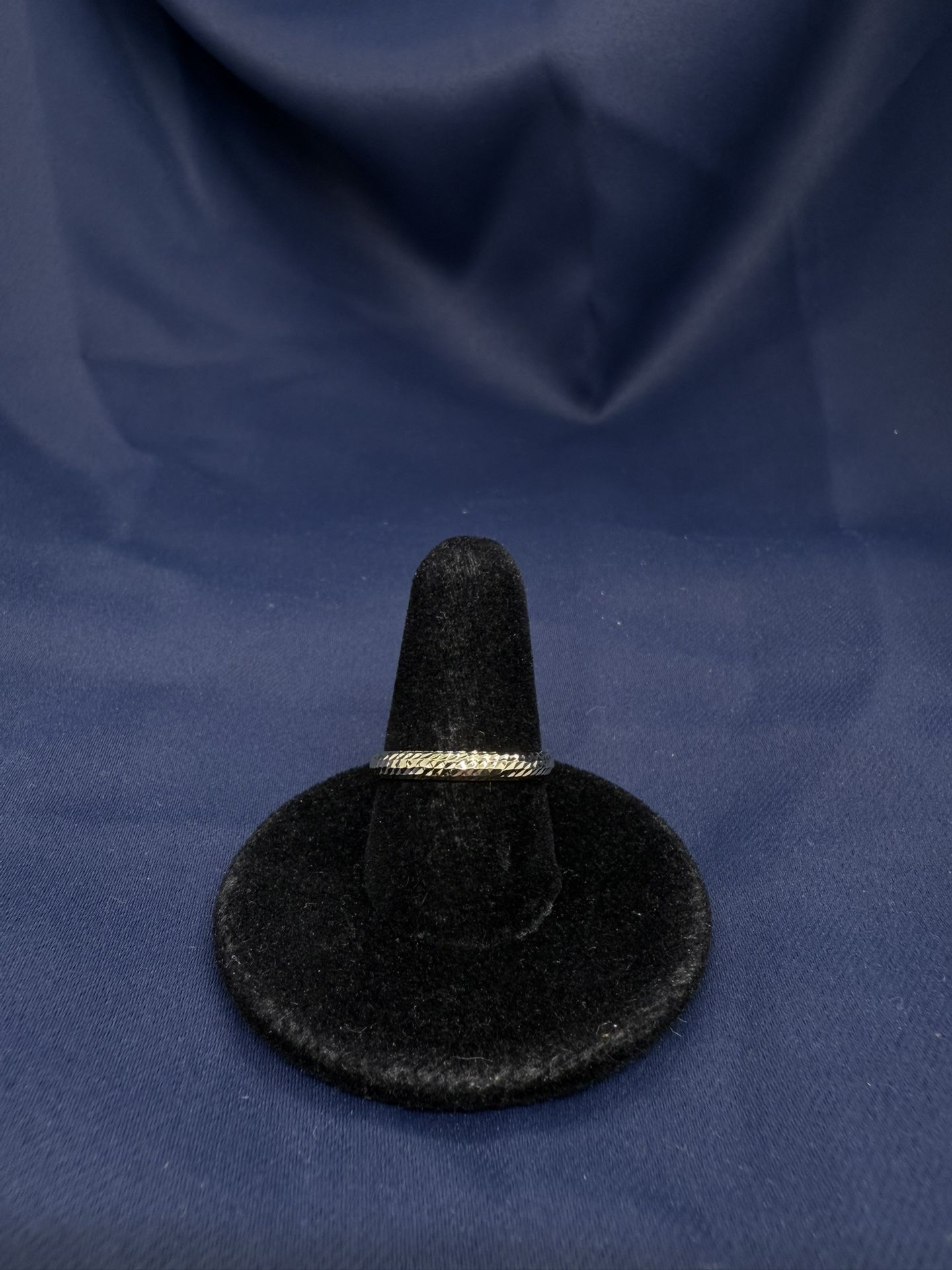 14KYG Diamond Cut Fashion Band Ring