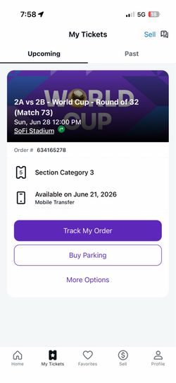 World Cup Tickets Round of 32