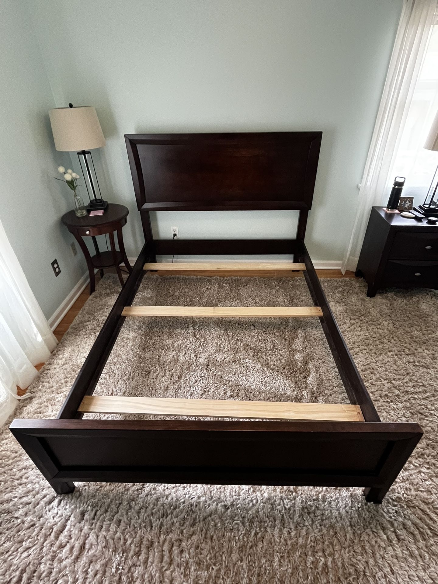 FREE BED FRAME and SIDE TABLE