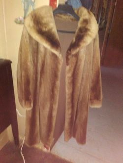 Mink And Racoon Fur Coats Genuine