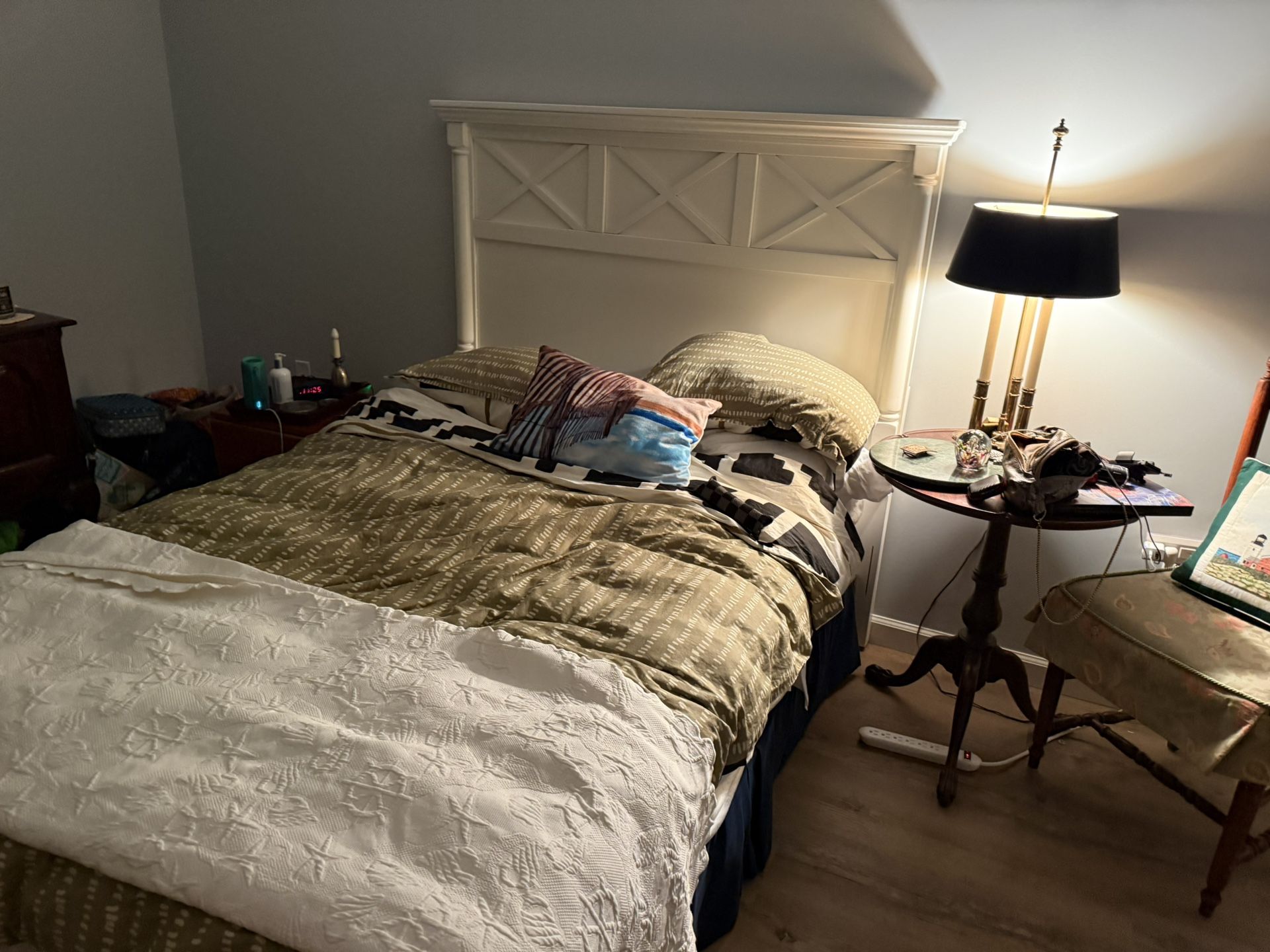 Full Bed Matress Frame Headboard