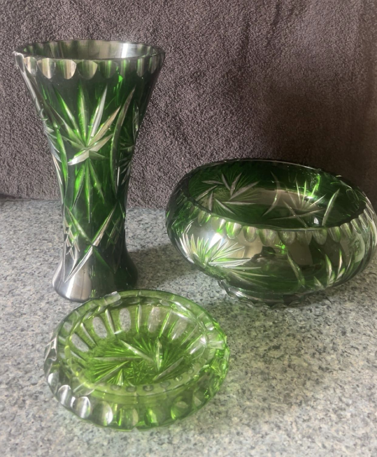 2 vases + Ash Tray