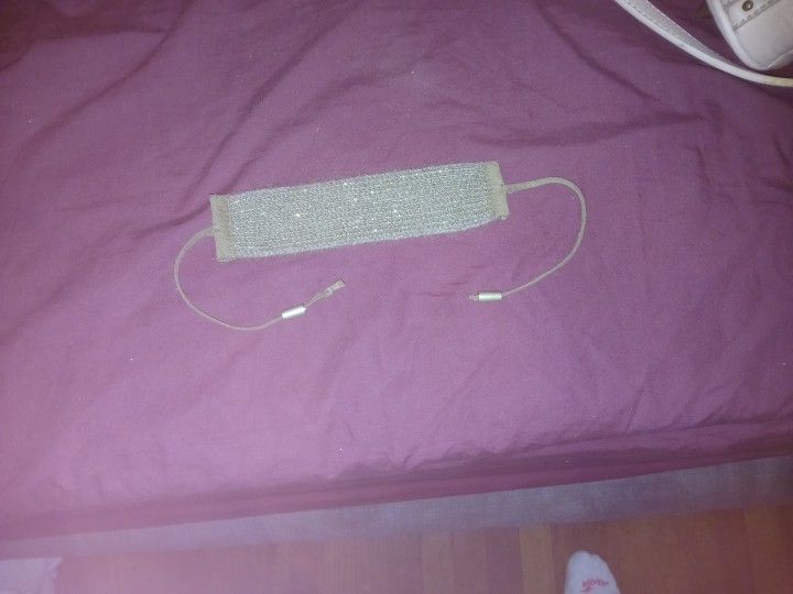 Brown Glimmery Choker Neckalce 