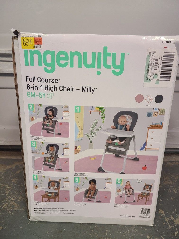 Ingenuity 6in1 High Chair 