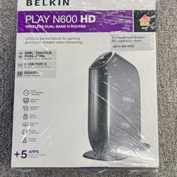 Belkin Play N600 HD Wireless Dual Band N Router 300Mbps