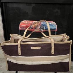 Kate Spade Tote/Canvas Leather Tote Shoulder Bag