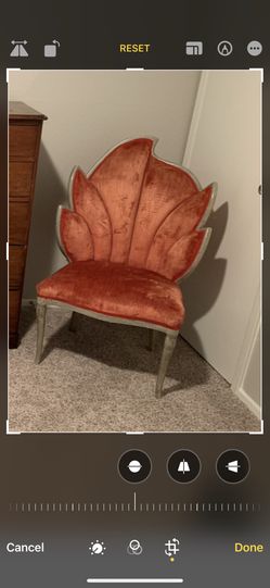 Vintage Velvet Chairs & Antique Dresser Thumbnail