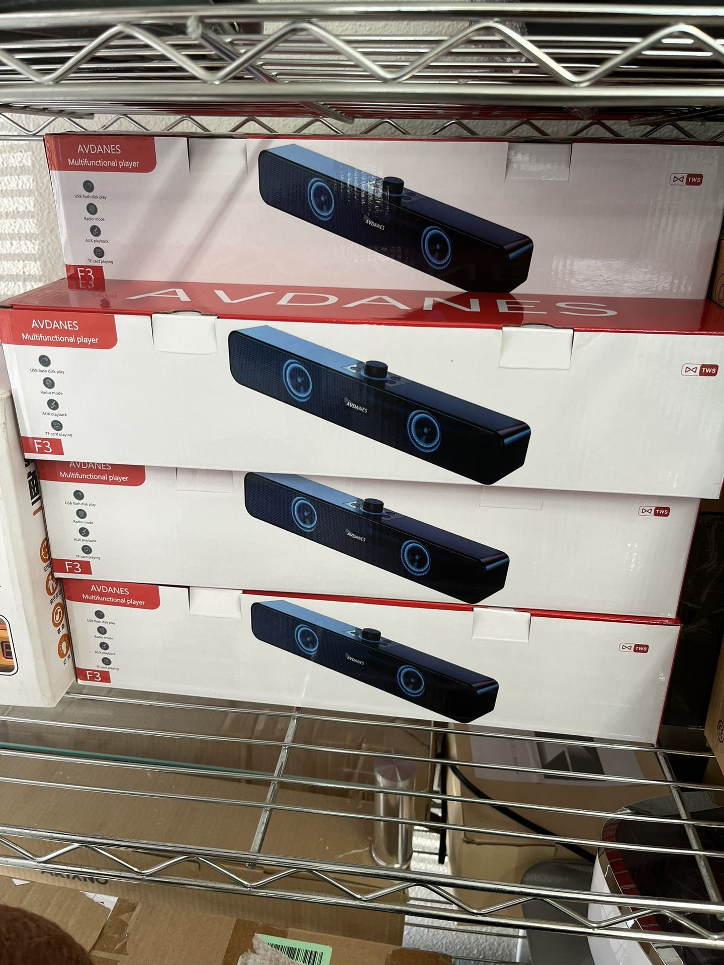 Bluetooth 5.1 Wireless Soundbar with Colorful LED Lighting