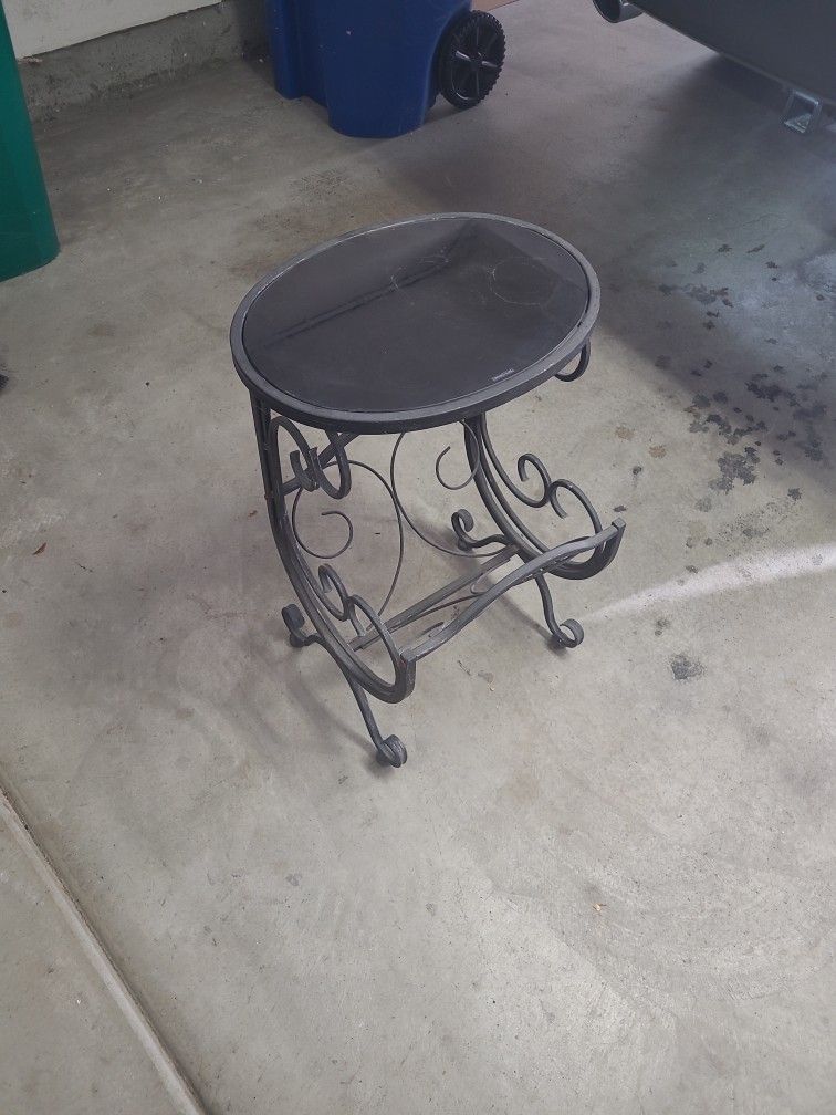 Fireplace Side Table