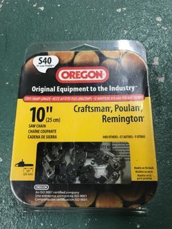 Chain saw blade 10” Oregon for craftsman polyandry and Remington