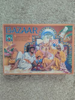 Bazaar vintage board game