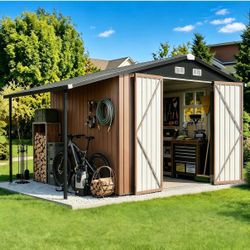 10x6 outdoor storage shed metal