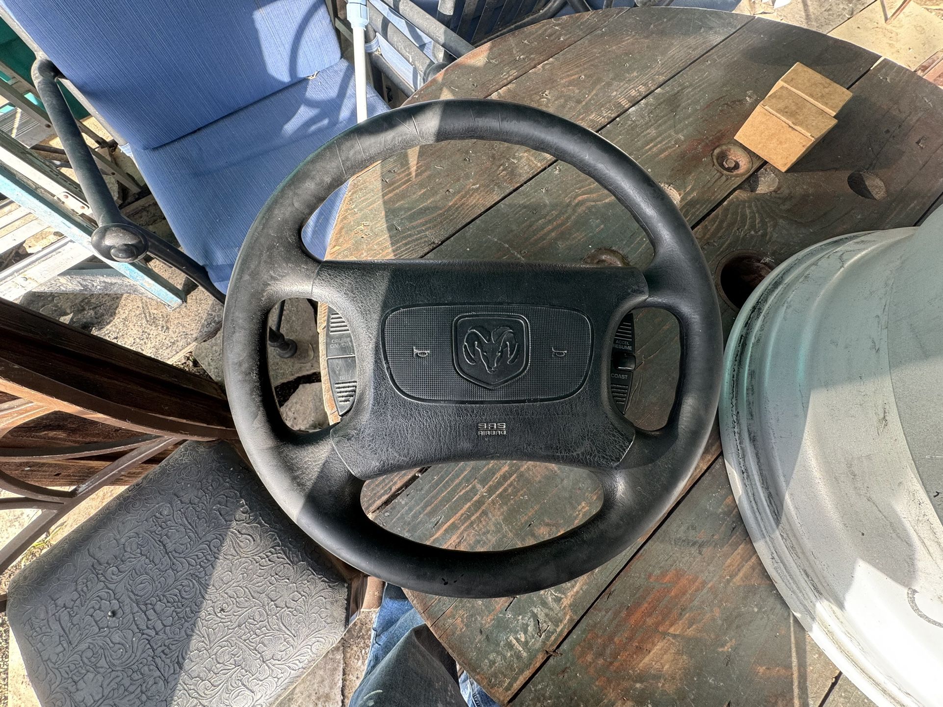 Dodge steering wheel