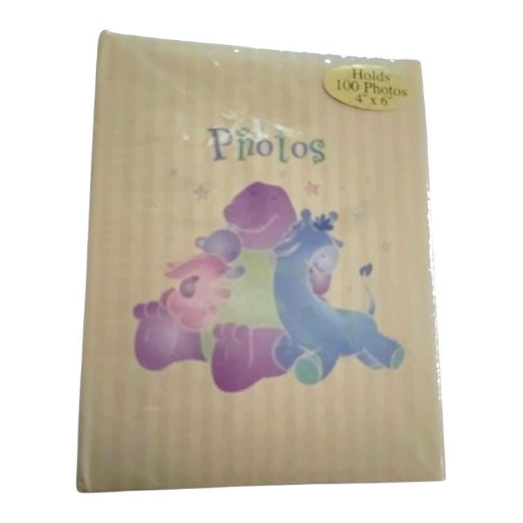 Vintage Barney For Baby Amscan 100 Pic Photo Album 4x6 NOS