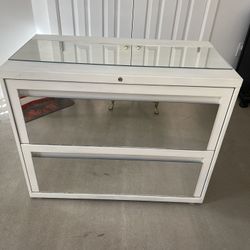 White , Metal Filling Cabinet 